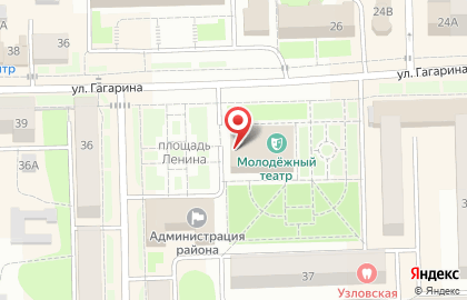 Молодежный любительский театр, МБУК на карте