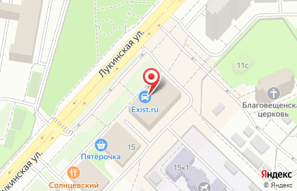 Супермаркет Верный в Москве на карте