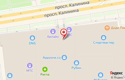 Салон Море цветов на Калинина на карте