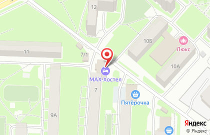 MAX-Хостел в Советском районе на карте