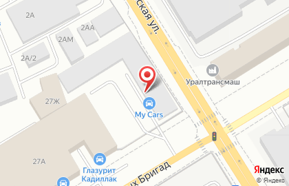 Оптовая фирма Сказка66 в Орджоникидзевском районе на карте