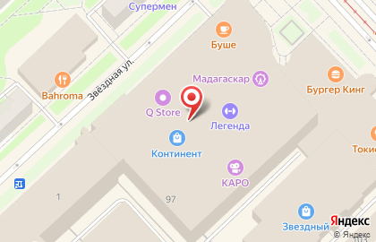 Yota в Санкт-Петербурге на карте