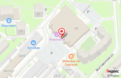 Банкомат Левобережный на улице Пермитина на карте