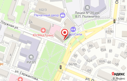 Общественная организация Ростовское региональное отделение Российского общества оценщиков на карте