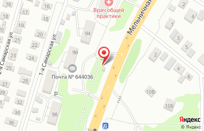 Магазин цветов в Омске на карте