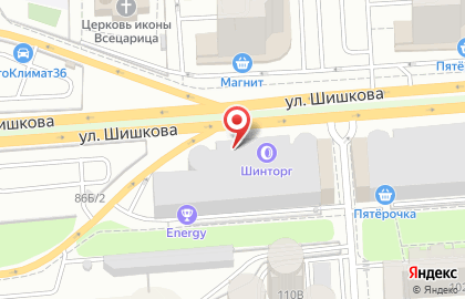 Автомагазин Шинторг на Московском проспекте на карте