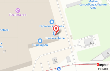 Мебельный магазин Эльба Мебель СПб на Балканской площади на карте