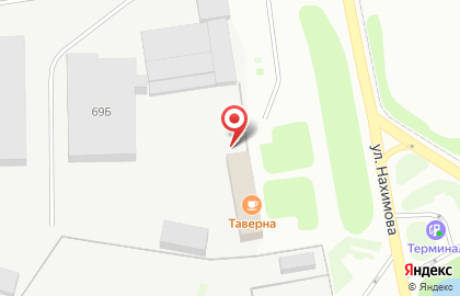 Таверна на улице Нахимова на карте