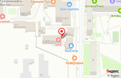 Столовая в Томске на карте