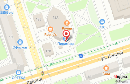 Банкомат ТКБ в Ленинском районе на карте