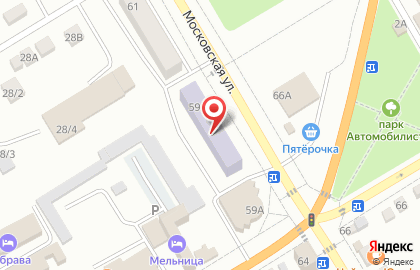 Детский сад №4 на Московской улице на карте