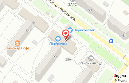 Магазин разливного пива КраN в Волгореченске на карте
