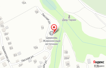 Часовня Богоматери на карте