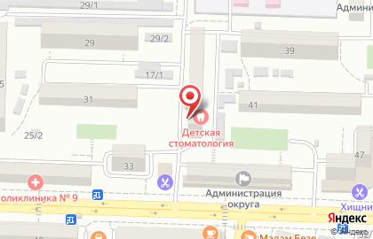 Детская стоматологическая поликлиника в Краснодаре на карте