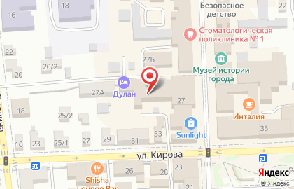На Арбате в Советском районе на карте