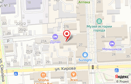 Экспресс, копицентр на карте