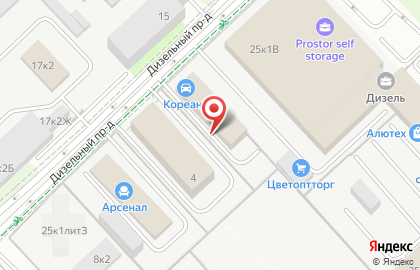 Федеральная сеть магазинов по продаже запчастей для корейских автомобилей Кореана на Московском шоссе на карте