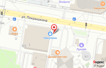 Сервисный центр Тик-Так в Тропарёво-Никулино на карте