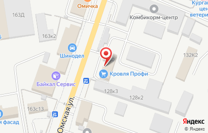 Магазин кровельных и фасадных материалов КровляProfi на Омской улице на карте
