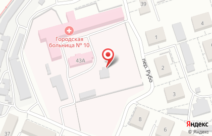 Поликлиника Городской клинической больницы №10 в Нижнем Новгороде на карте