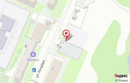 Автостоянка в Новосибирске на карте