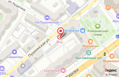 Инновационный сосудистый центр-Воронеж на карте