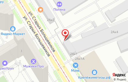 Интернет-магазин ТБМ-Маркет на улице Старых Большевиков на карте