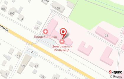 Центральная районная больница Жуковского района на карте