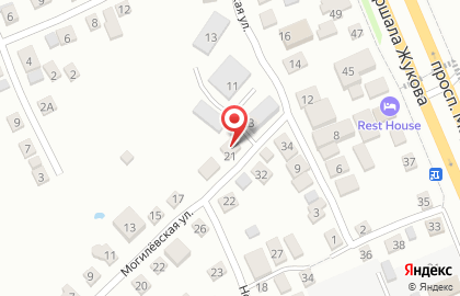 Оптиком на Могилёвской улице на карте