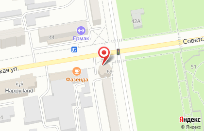 Банкомат Кбца на Советской улице на карте