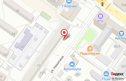 Продуктовый магазин Бочка в Октябрьском районе на карте