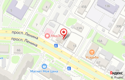 Торговая компания Камнеград на проспекте Ленина в Дзержинске на карте