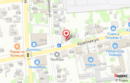 Мебельный магазин Гранд на Красной улице на карте