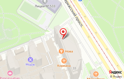 Терминал Промсвязьбанк на Новочеркасском проспекте на карте