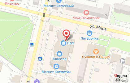 Магазин Мебельные реформы на улице Цветников в Ревде на карте