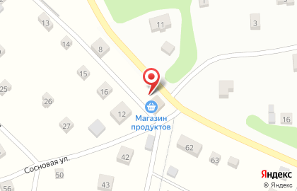 Продуктовый магазин в Петрозаводске на карте