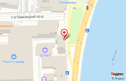 Общежитие для рабочих Мособъект на Павелецкой площади на карте