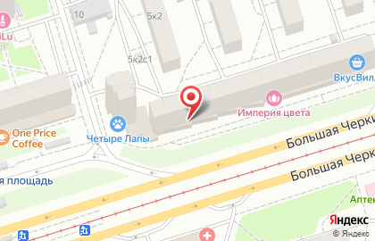Сеть французских пекарен SeDelice на Преображенской площади на карте