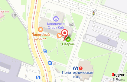 Север-Метрополь, Кондитерское Производство на Политехнической улице на карте