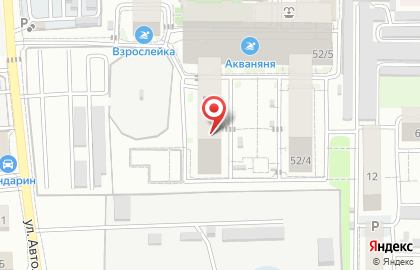 Продовольственный магазин Солнечный на улице Автолюбителей на карте