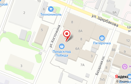 Магазин у дома Бристоль в Чебоксарах на карте