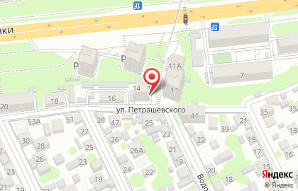 Магазин хозтоваров 1000 мелочей на улице Петрашевского на карте