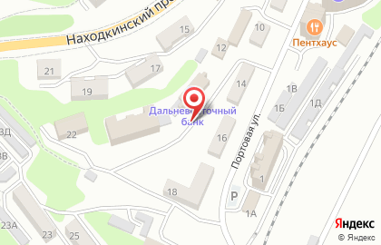 Дальневосточный банк в Находке на карте