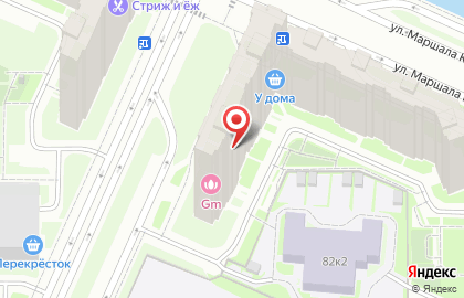 Салон красоты GM на улице Маршала Казакова, 82 к 1 на карте