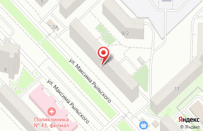 Стоматология Семейный Доктор на улице Максима Рыльского на карте