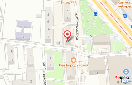 Пресса на Житомирской улице на карте