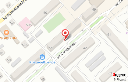 Политическая партия Новые люди на улице Свердлова на карте