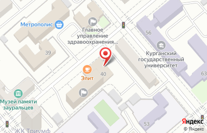 Столовая №1 на улице М.Горького на карте