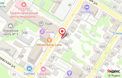 Ателье Мастер на Тургеневской улице на карте