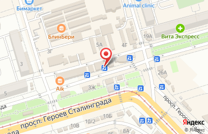 Магазин подержанных и новых товаров Золотой Стандарт в Красноармейском районе на карте